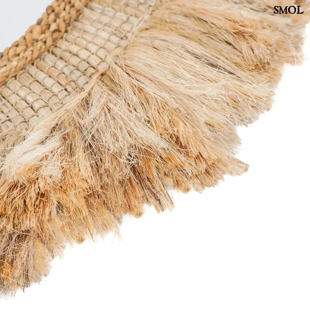 Organikus falitükör – 80×80, natúr | CONTESSA - SMOL