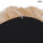 Organikus falitükör – 90×80, natúr | PRINCIPESSA - SMOL