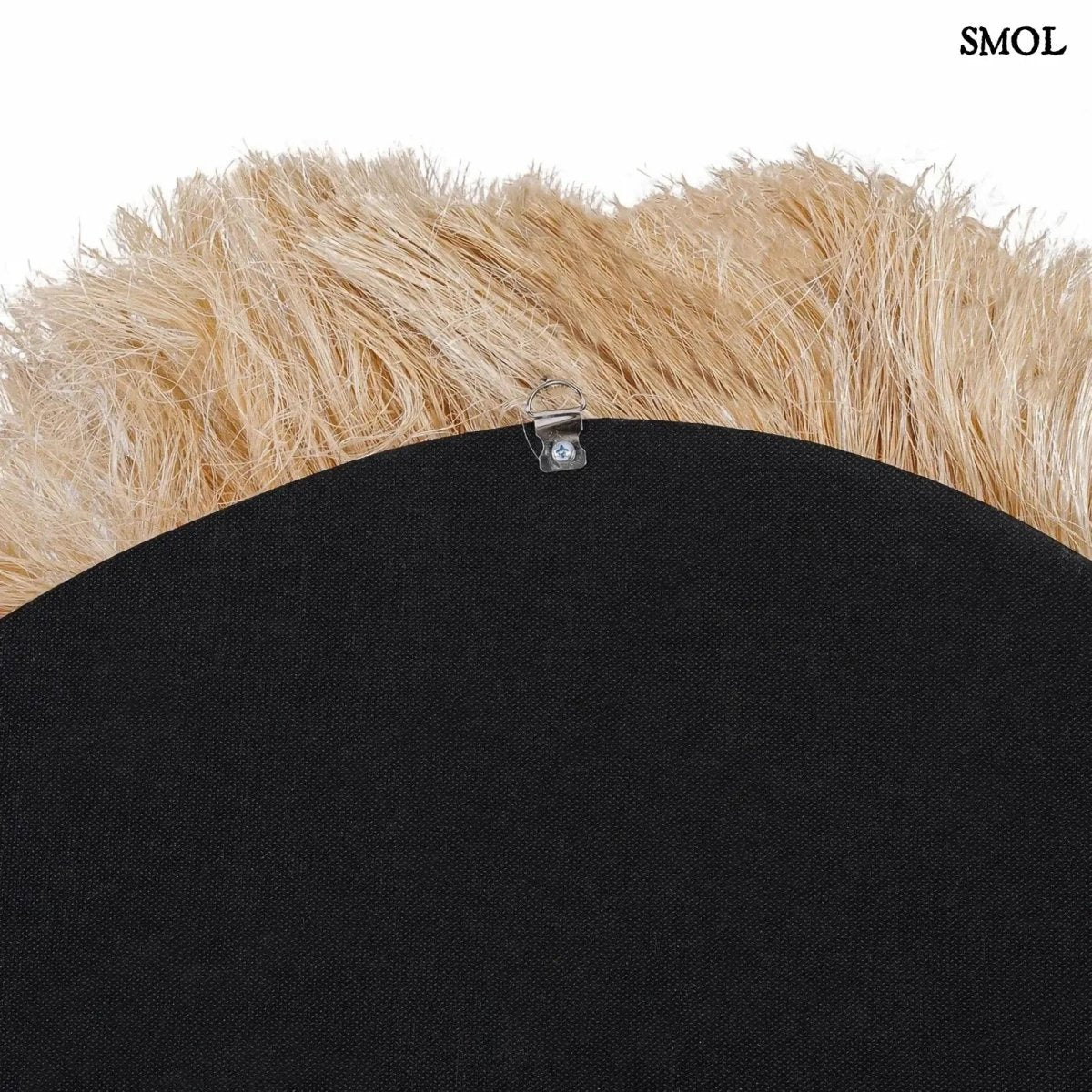 Organikus falitükör – 90×80, natúr | PRINCIPESSA - SMOL