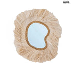 Organikus falitükör – 90×80, natúr | PRINCIPESSA - SMOL