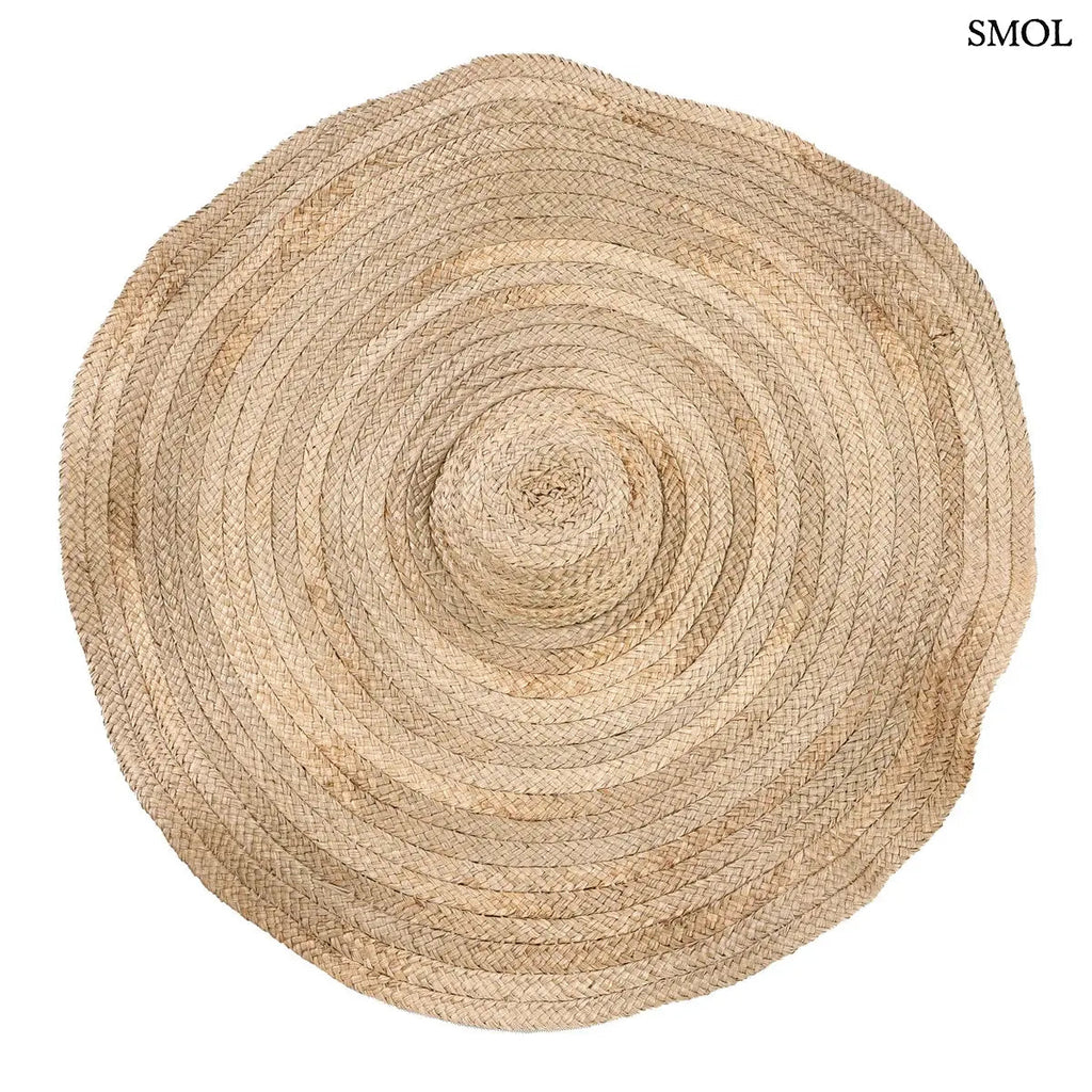 Óriás karimájú, természetes vízijácintból font szalmakalap, felülről