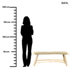 Pad - teakfa és tengerifű, 110 cm | PORTO - SMOL