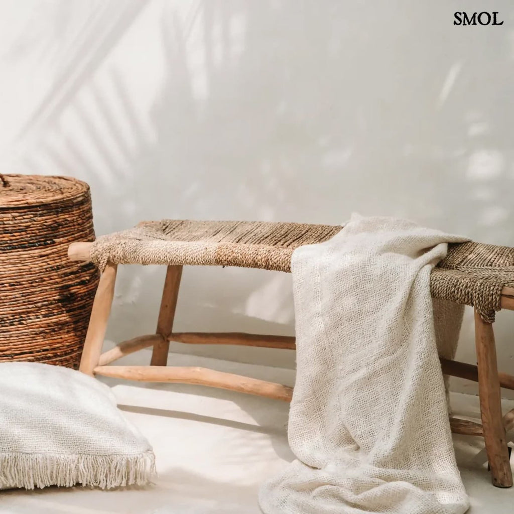 Pad - teakfa és tengerifű, 110 cm | PORTO - SMOL