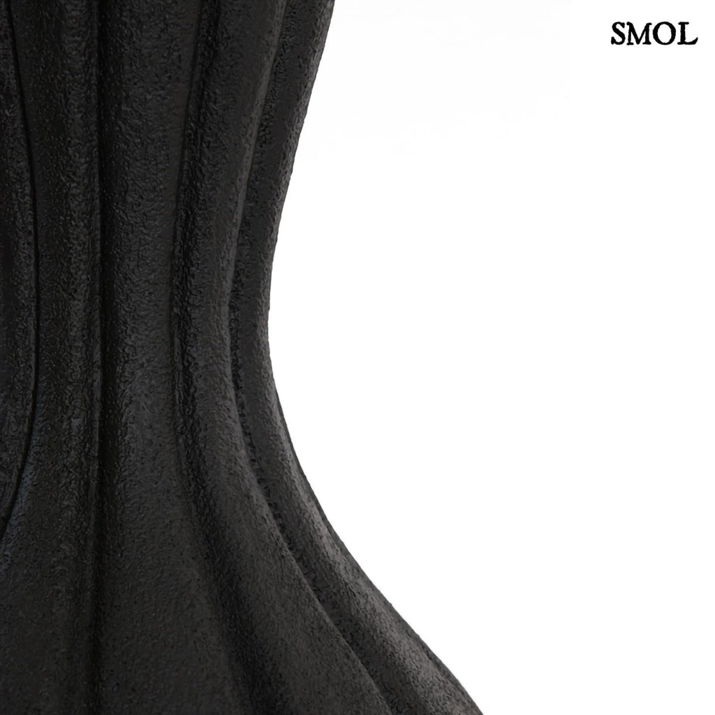 Padlóváza - fekete, nagyméretű, 47,5 cm | YUCCA - smol.hu - középen nagyítva