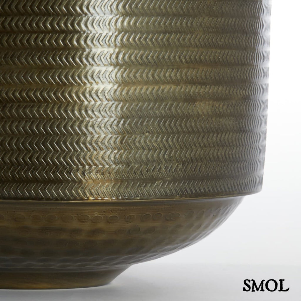 Padlóváza - fém, 60cm | POMMY - smol.hu - alsó rész nagyítva