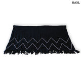 Cotton Bedspread, black, 140x200 | LINGGAH