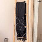 Pamut Ágytakaró, fekete, 140x200 | LINGGAH - SMOL