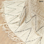 Pamut ágytakaró, natúr, 140x200 | LINGGAH - SMOL