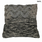 Pamut Díszpárna - fekete-szürke, 45x45 | LUTELU | SMOL - fehér háttérrel