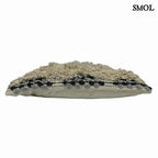 Pamut Díszpárna - szürke-natúr, 45x45 | MOIRA | SMOL - fektetve