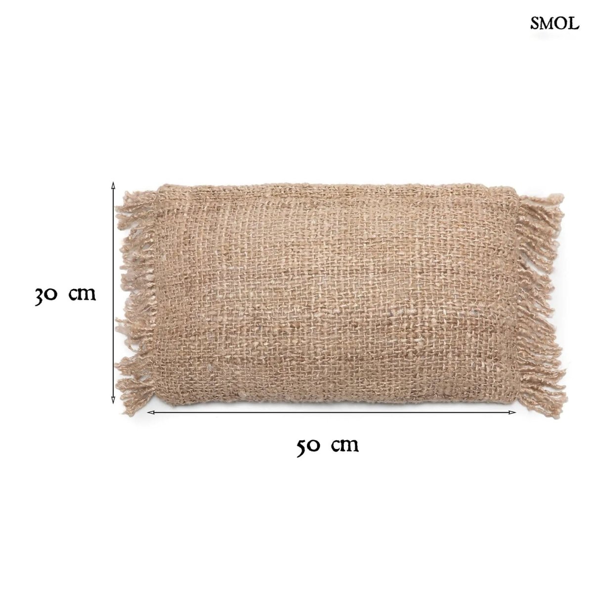 Pamut Díszpárnahuzat, 30x50 | GEE BEIGE - SMOL