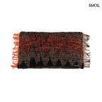 Texturált pamut díszpárnahuzat hátulról