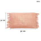 Pamut Díszpárnahuzat, 30x50 | GEE SALMON - SMOL