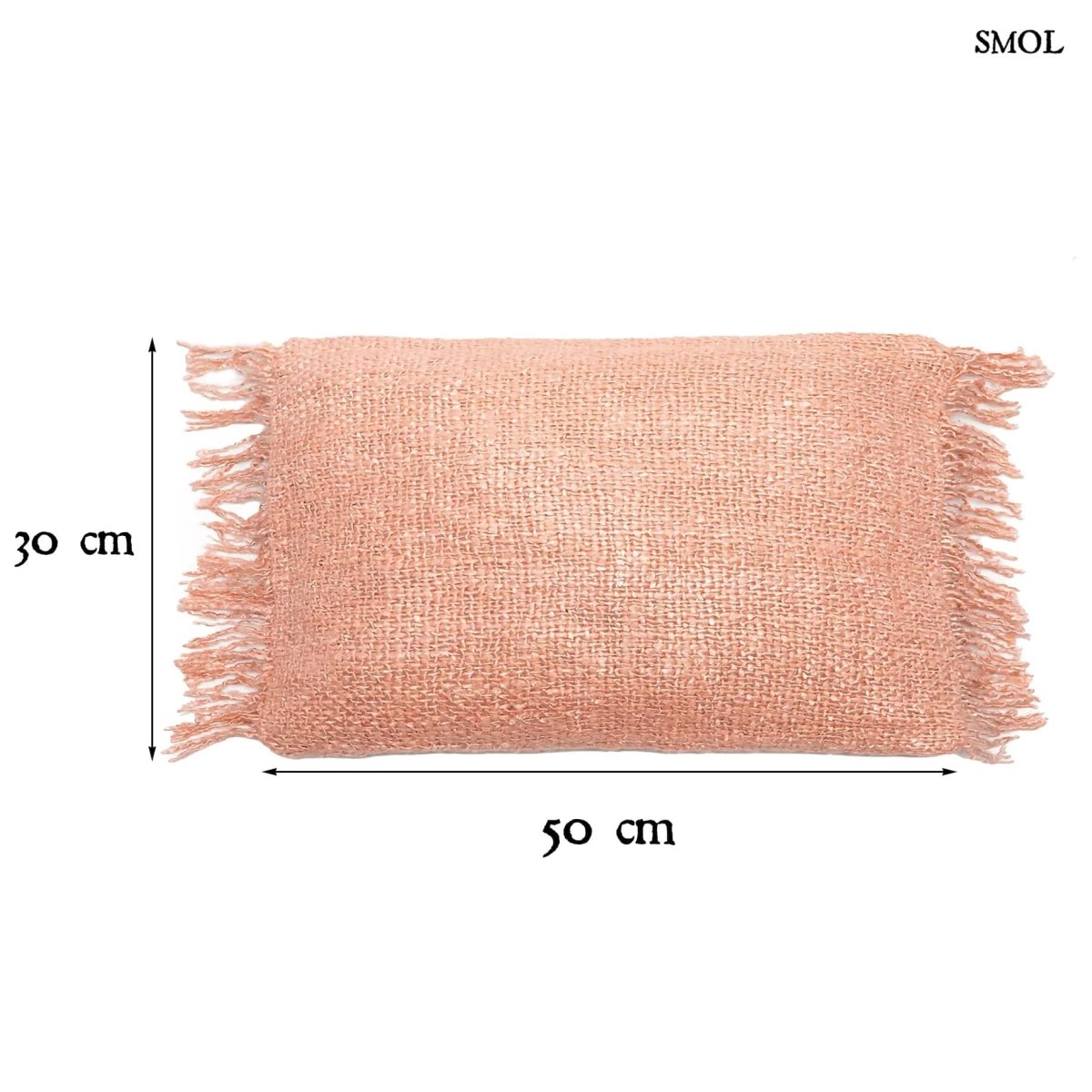 Pamut Díszpárnahuzat, 30x50 | GEE SALMON - SMOL