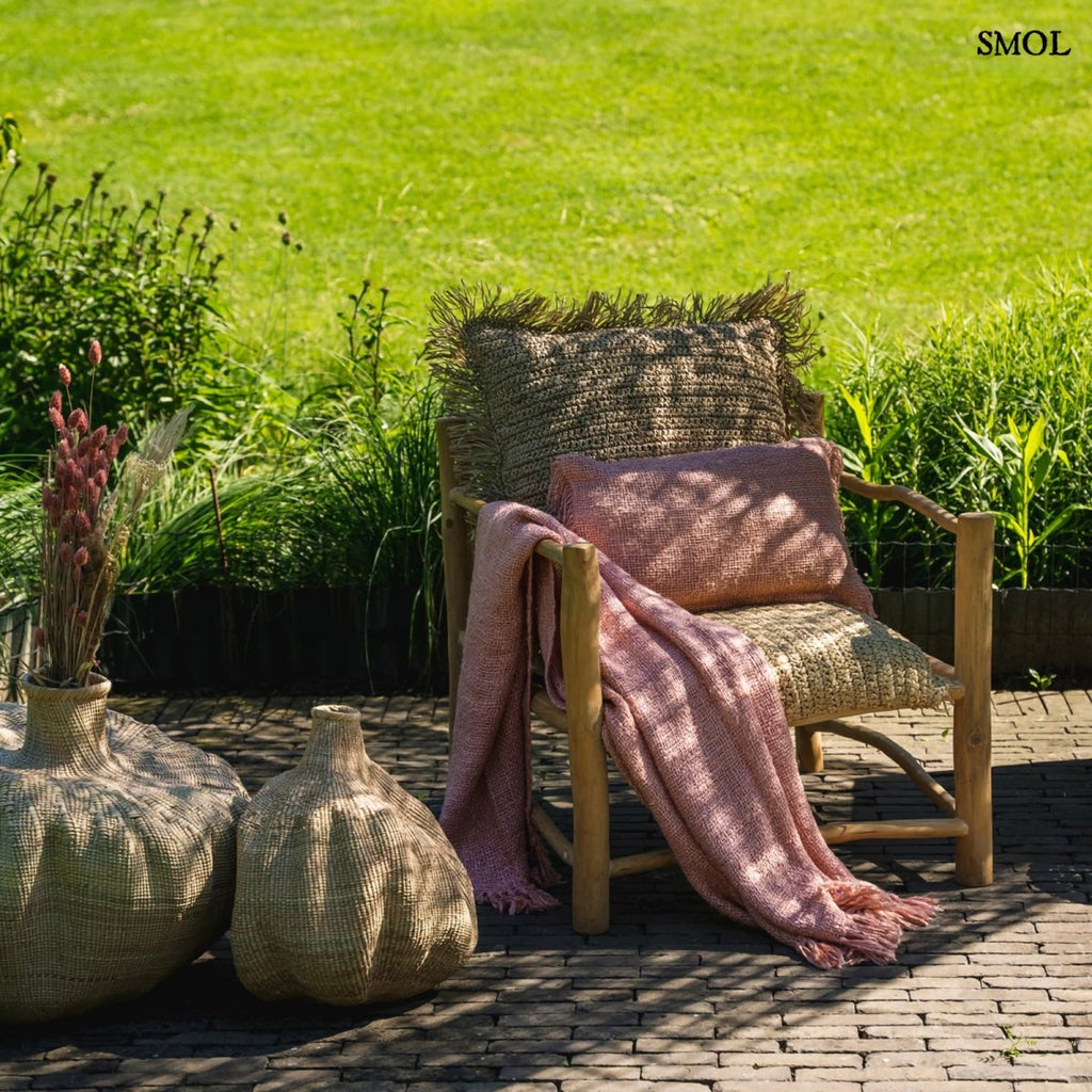 Pamut Díszpárnahuzat, 30x50 | GEE SALMON - SMOL