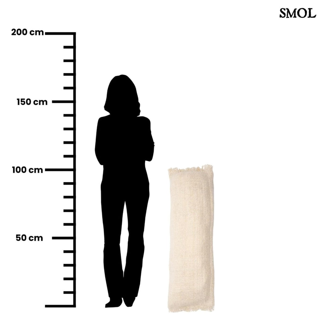 GEE CREAM krémszínű pamut díszpárnahuzat, letisztult, elegáns stílusban, méretarányosan