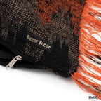 Pamut Díszpárnahuzat, 35x100 | GEE ORANGE BLACK - SMOL