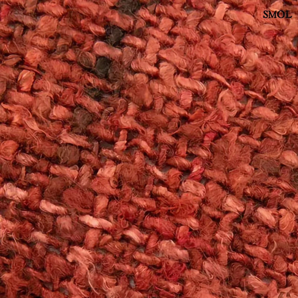 Cseresznyepiros boho stílusú díszpárnahuzat textúra nagyítva