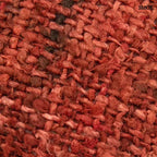 Cseresznyepiros boho stílusú díszpárnahuzat textúra nagyítva