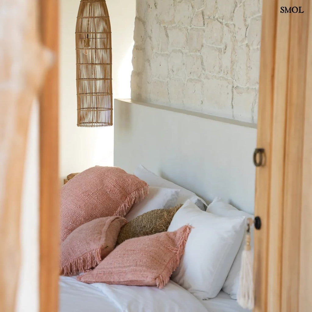 Pamut Díszpárnahuzat, 40x40 | GEE SALMON - SMOL