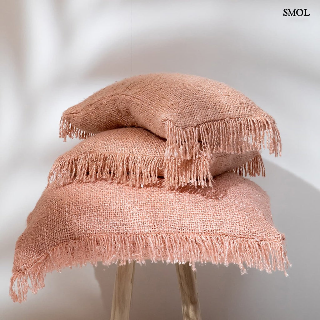 Pamut Díszpárnahuzat, 40x40 | GEE SALMON - SMOL