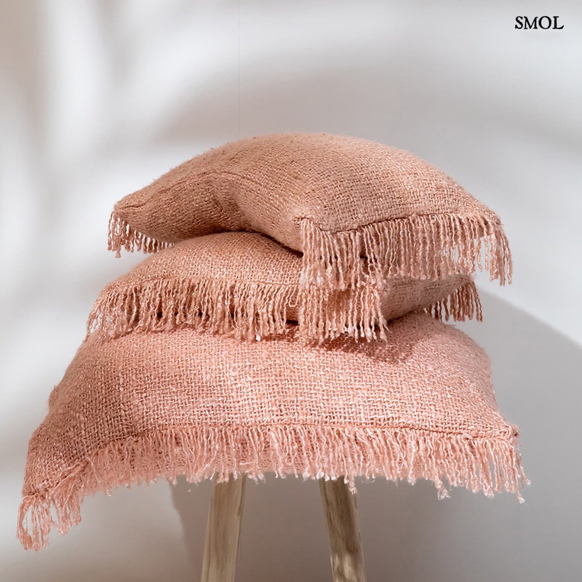 Pamut Díszpárnahuzat, 40x40 | GEE SALMON - SMOL