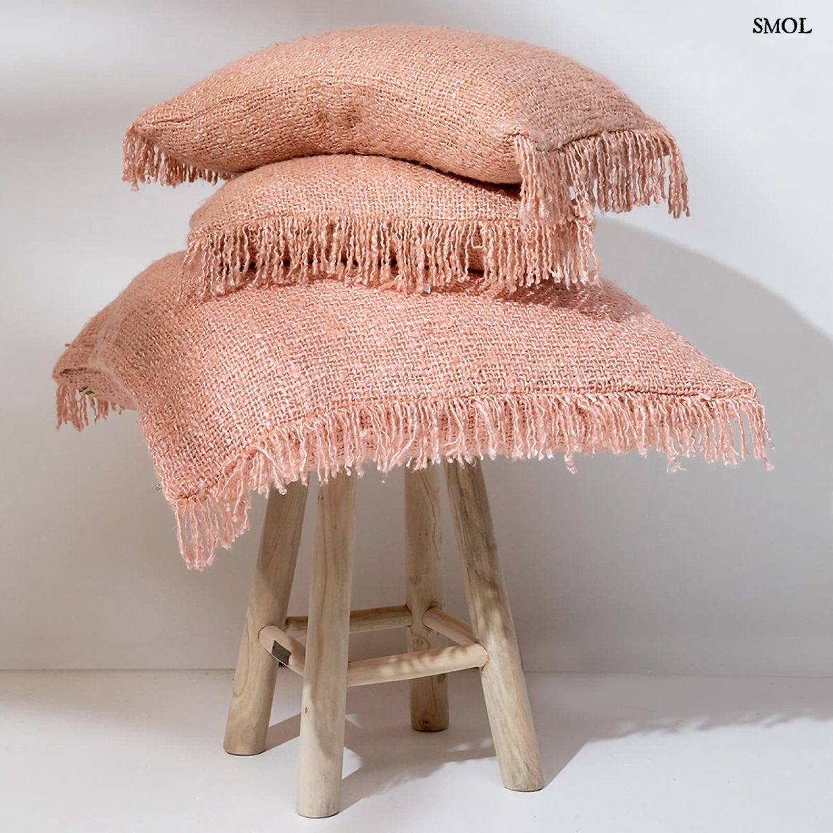 Pamut Díszpárnahuzat, 40x40 | GEE SALMON - SMOL