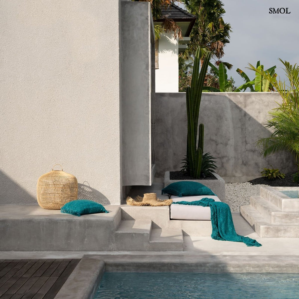 Pamut Díszpárnahuzat, 60x60 | GEE AQUA - SMOL