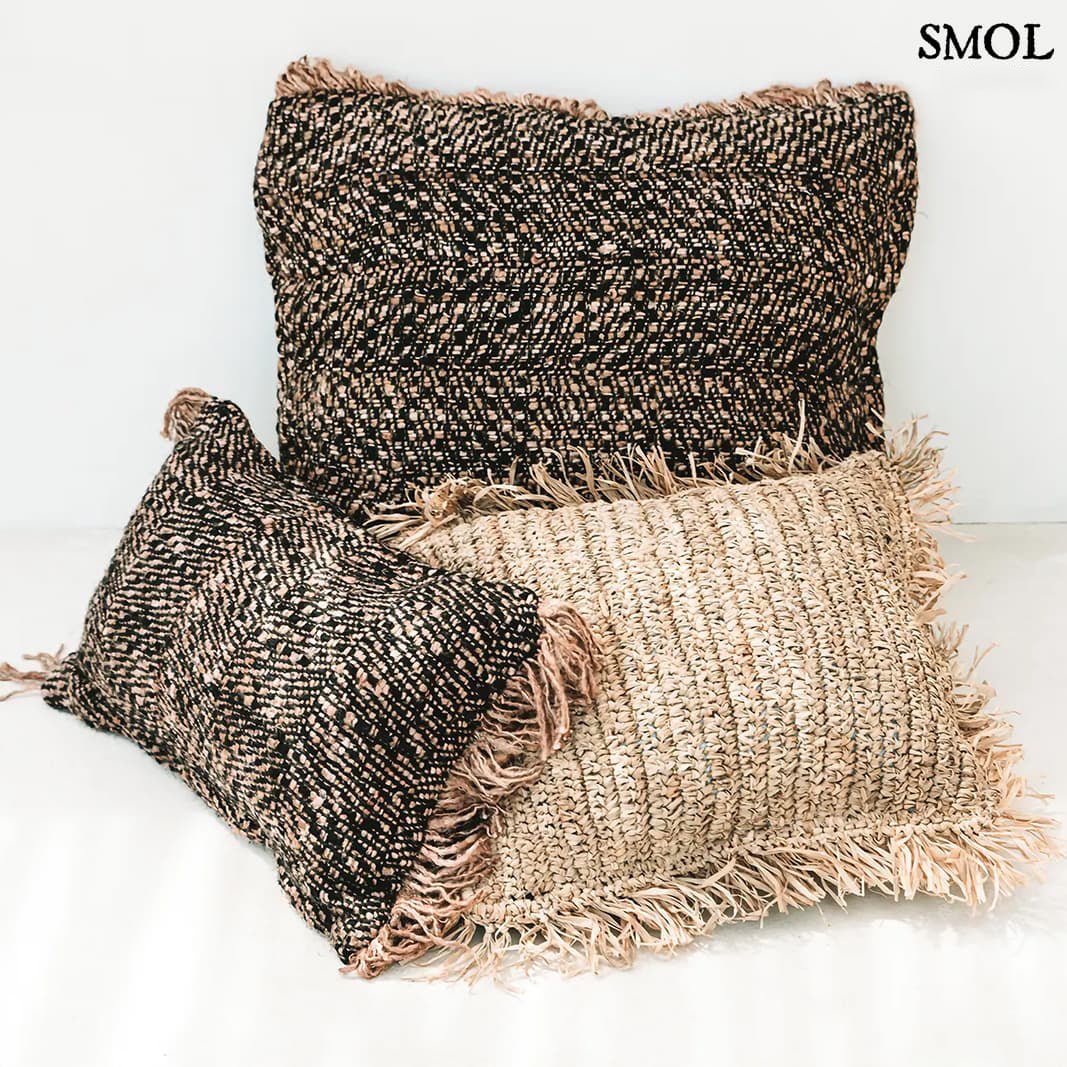 Pamut Díszpárnahuzat, 60x60 | GEE BLACK COPPER - SMOL