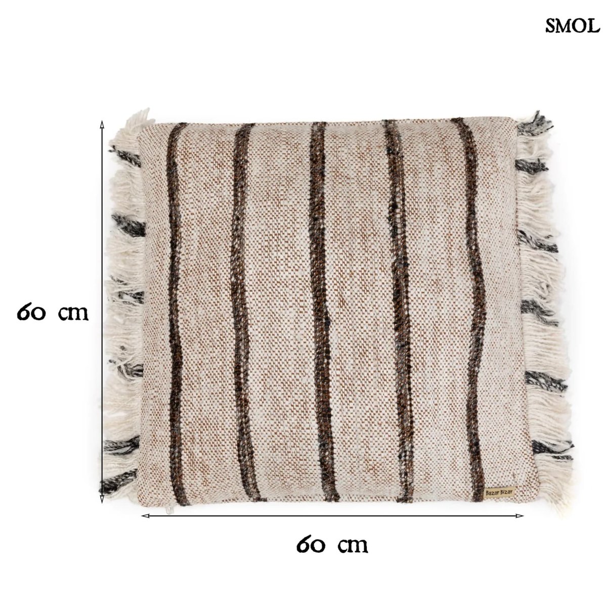 Pamut Díszpárnahuzat, 60x60 |GEE BOHEMW - SMOL