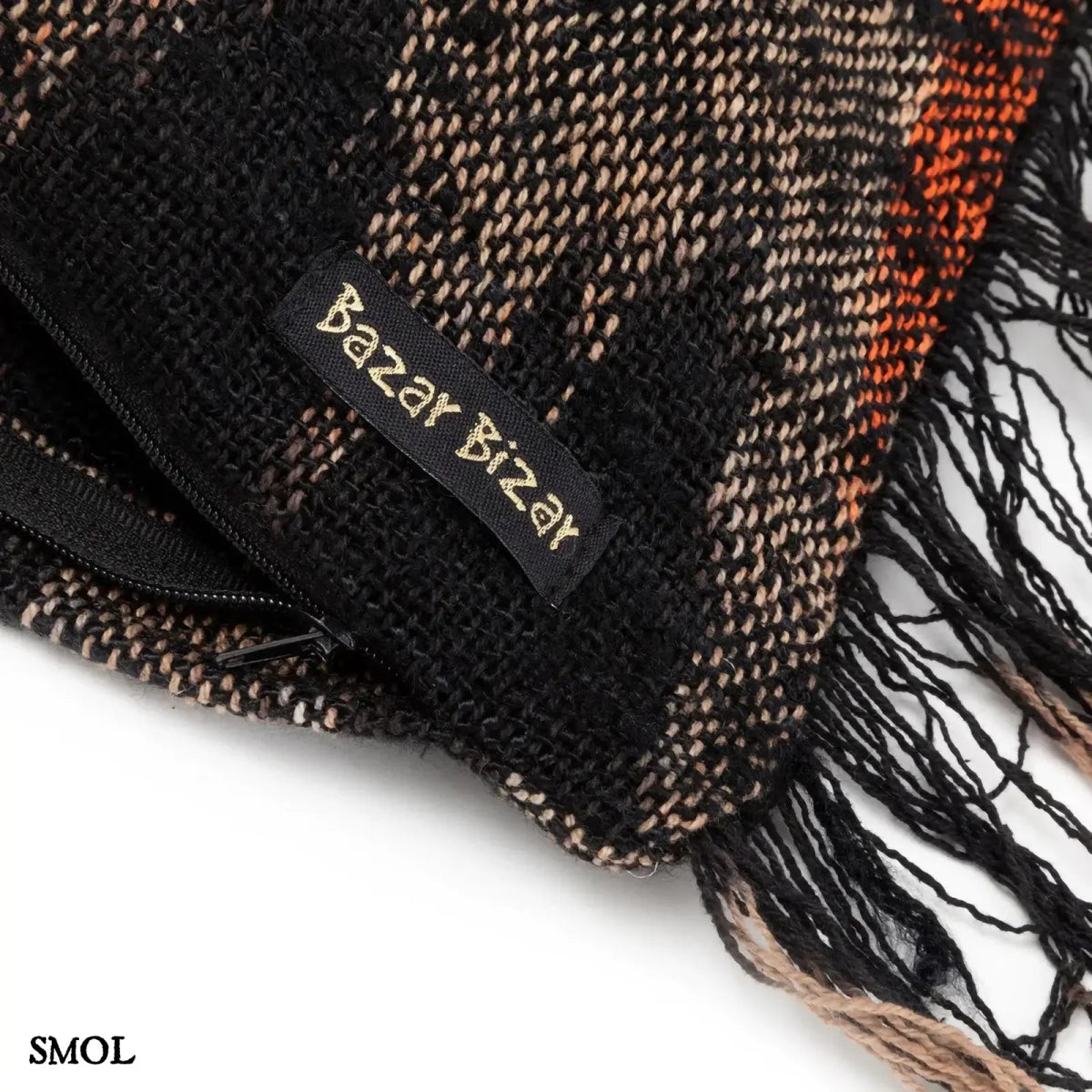 Pamut Díszpárnahuzat, 60x60 | GEE ORANGE BLACK - SMOL