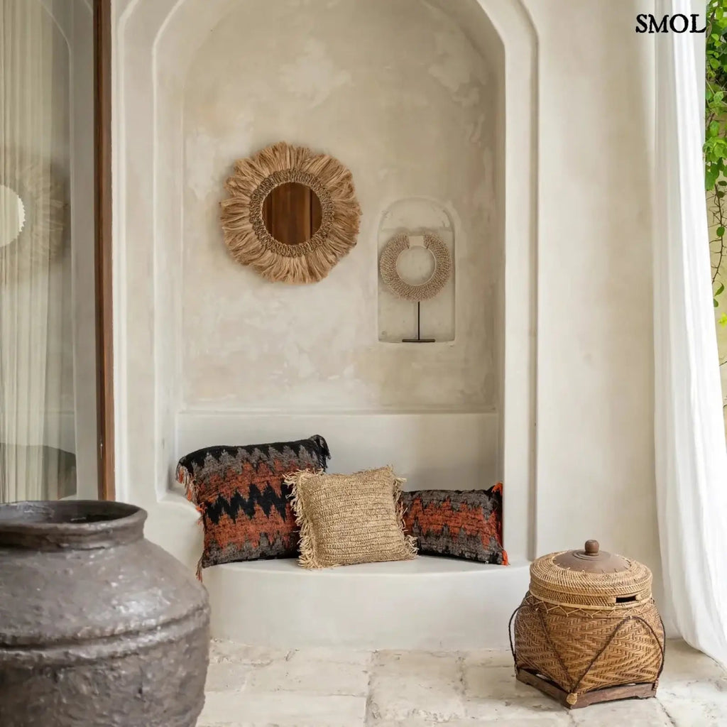 Pamut Díszpárnahuzat, 60x60 | GEE ORANGE BLACK - SMOL