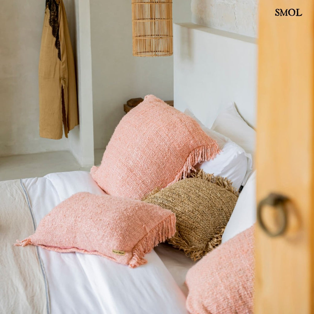 Pamut Díszpárnahuzat, 60x60 | GEE SALMON - SMOL