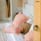 Pamut Díszpárnahuzat, 60x60 | GEE SALMON - SMOL