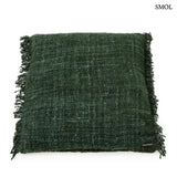 Dekorativer Kissenbezug aus Baumwolle – Waldgrün, 60 x 60 cm | GEE GREEN