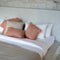 Cotton Decorative Cushion Cover - Salmon Pink, 30x50 | GEE SALMON