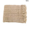 Pamut Pléd – Kézzel szőtt, bézs| PLAID
