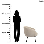 Pihenőszék - bézs, kárpitozott | MARS - SMOL