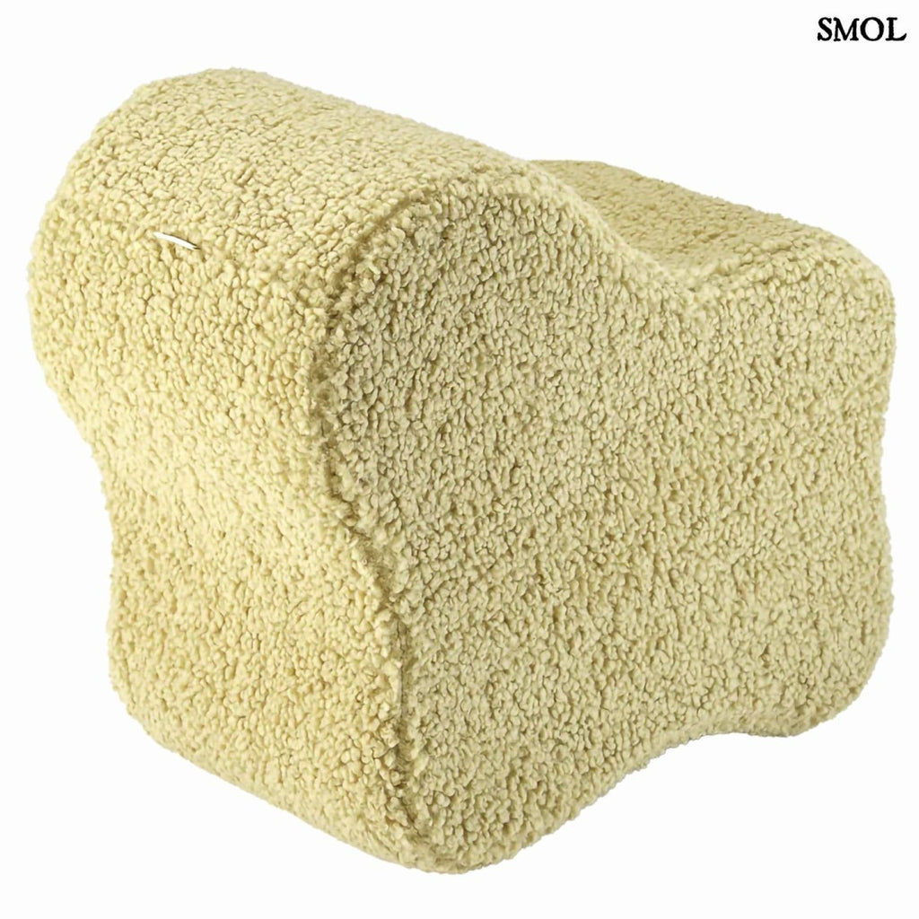 Felhő alakú puff gyerekeknek, matcha zöld színben, OEKO-TEX® minősítésű anyagból felállítva