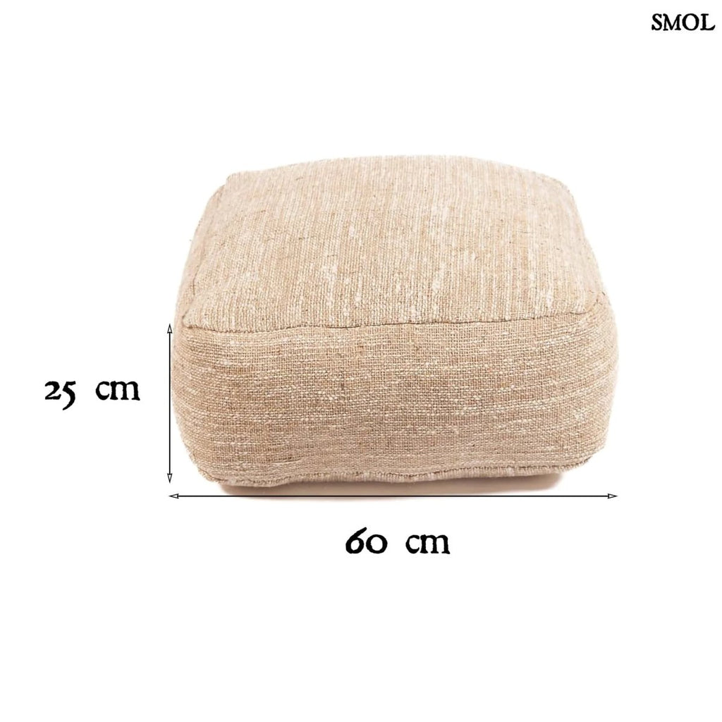 Puff - szögletes, pamut, 60 cm | COMFYB - SMOL