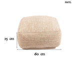 Puff - szögletes, pamut, 60 cm | COMFYB - SMOL