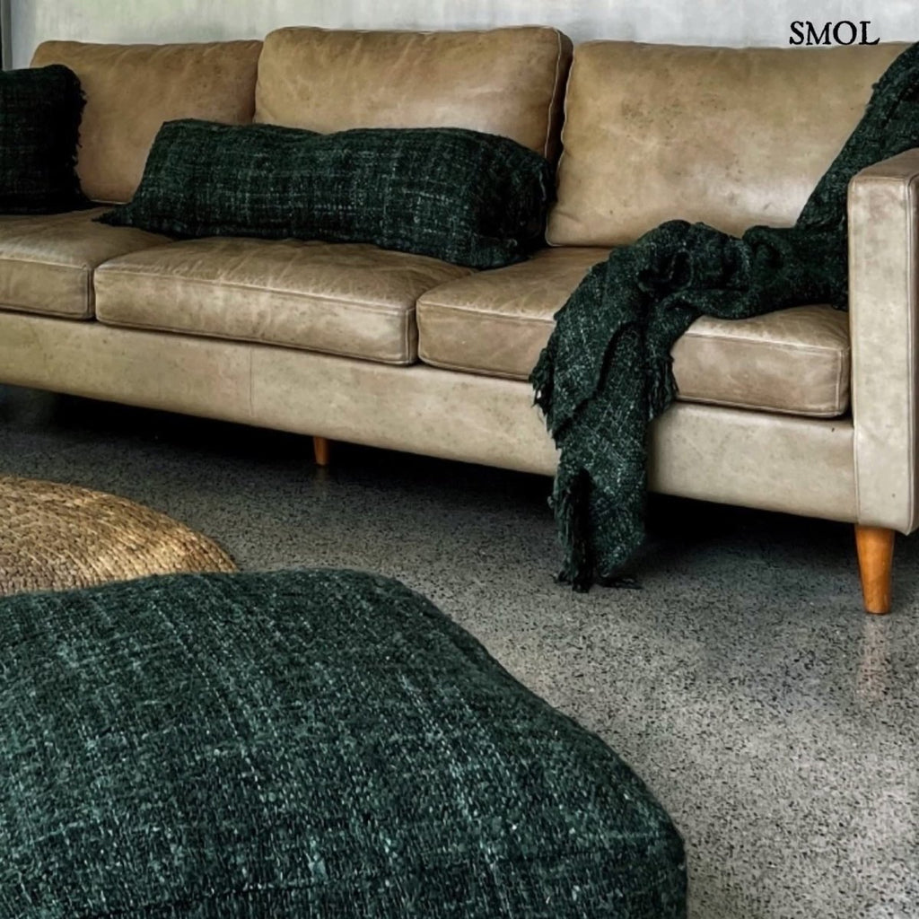 Puff - szögletes, pamut 60 cm | GAVIN - SMOL