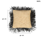 Raffia Díszpárnahuzat, 40x40 | RAFFIA CUSHION - SMOL