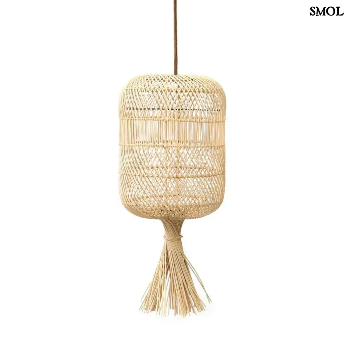 Rattan álló - és függőlámpaernyő, natúr, S | DUMPLING - SMOL