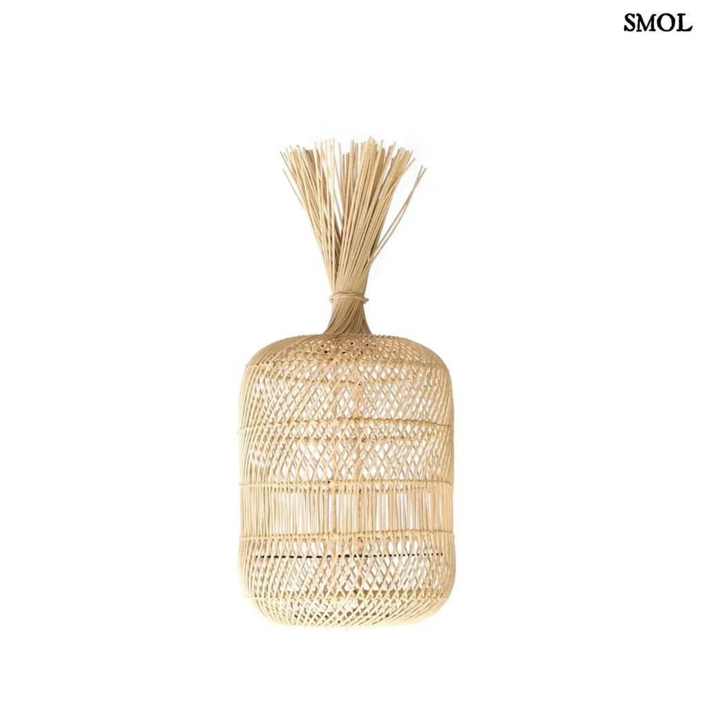 Rattan álló - és függőlámpaernyő, natúr, S | DUMPLING - SMOL