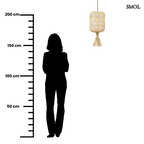 Rattan álló - és függőlámpaernyő, natúr, S | DUMPLING - SMOL