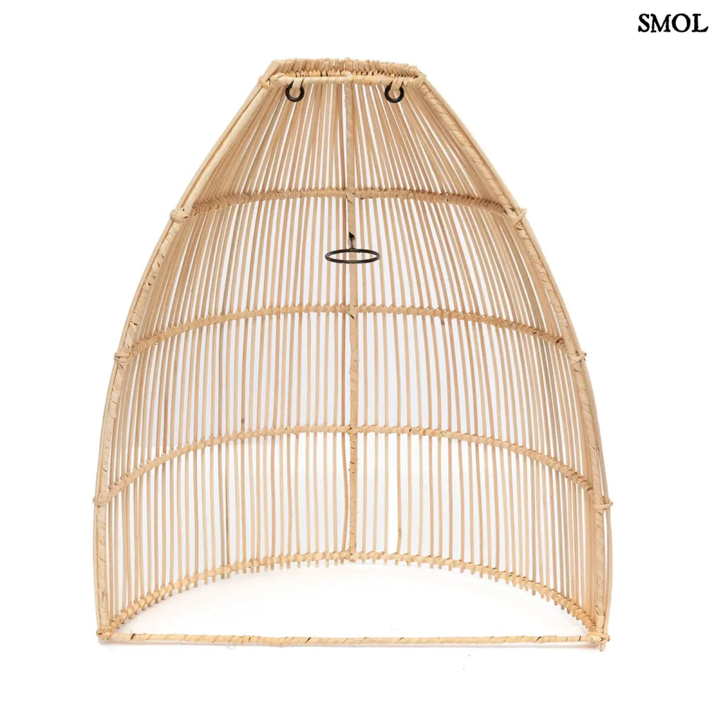 Rattan Fali lámpaernyő - natúr, L | LALO - SMOL