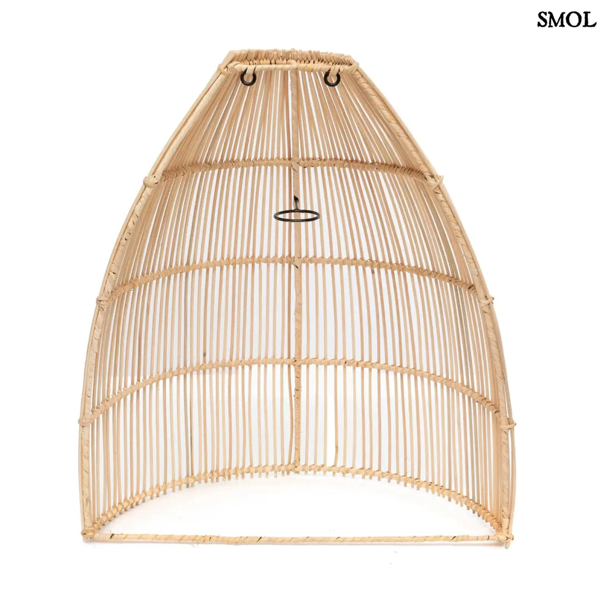 Rattan Fali lámpaernyő - natúr, L | LALO - SMOL