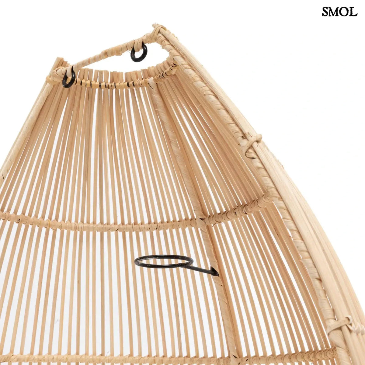 Rattan Fali lámpaernyő - natúr, L | LALO - SMOL