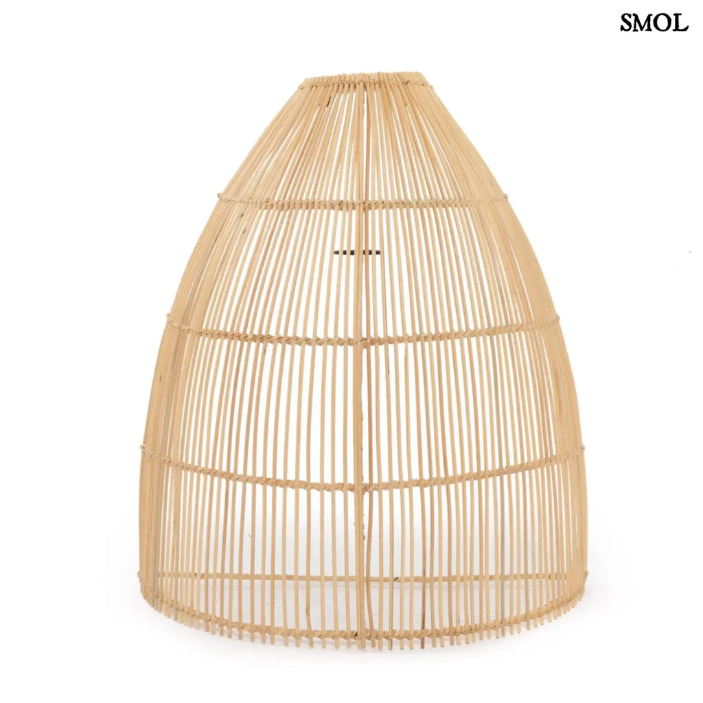 Rattan Fali lámpaernyő - natúr, L | LALO - SMOL
